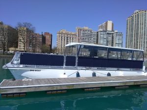 Windows down, at dock
